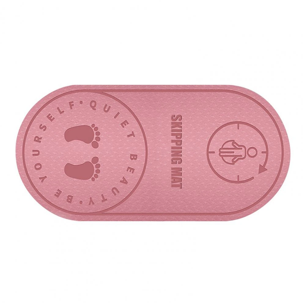 Jumping Rope Skipping Mat Home Gym Sound Proof Exercise Anti Slip Jump Mats Dancing Pad Best Quality China Manufacturer TPE Mat