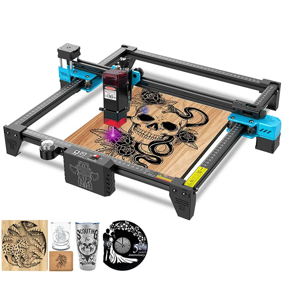 Распродажа на EBay, Диодная шкатулка для ювелирных изделий, лазерная гравировка с ЧПУ Twotrees TTS10, 3d лазерная гравировальная машина для фестиваля, дизайн подарка