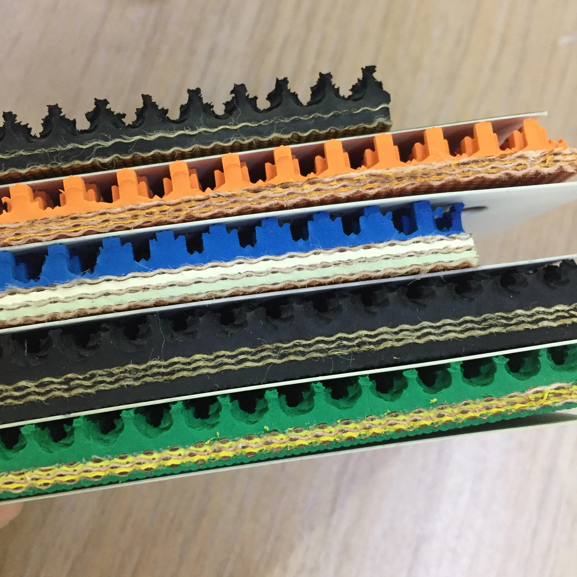 Rough surface steel mould Pattern Industrial Rubber Conveyor Belt