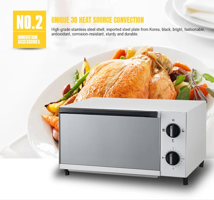 Высокое качество 15 мин переключатель синхронизации 1200 Вт 12л емкость электрическая настольная печь