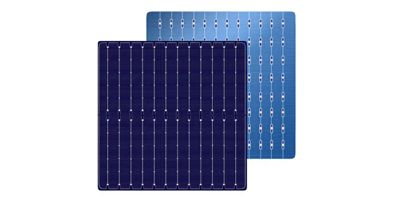 TOPCON Monocrystalline Bifacial PERC Solar Cell 12BB,Average efficiency