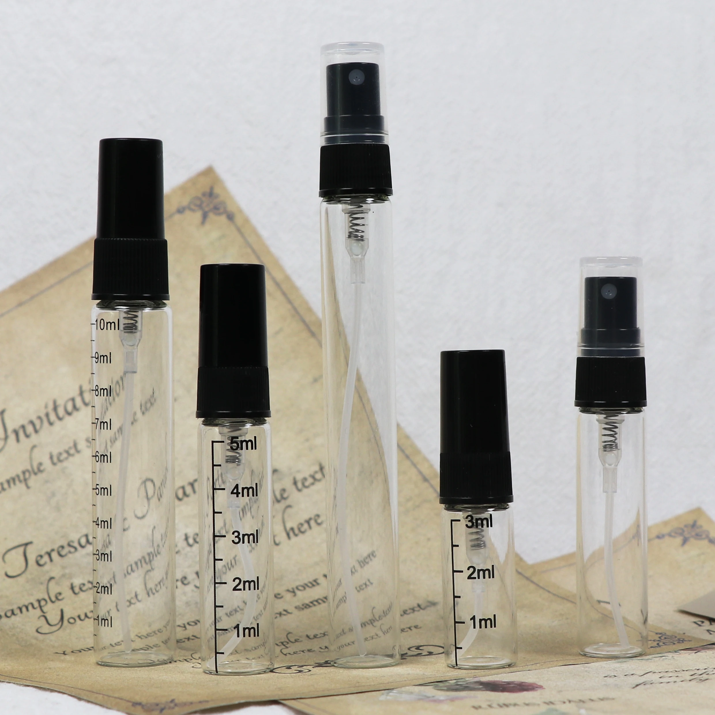 5ml refillable mini perfume spray bottle mini clear perfume spray bottle