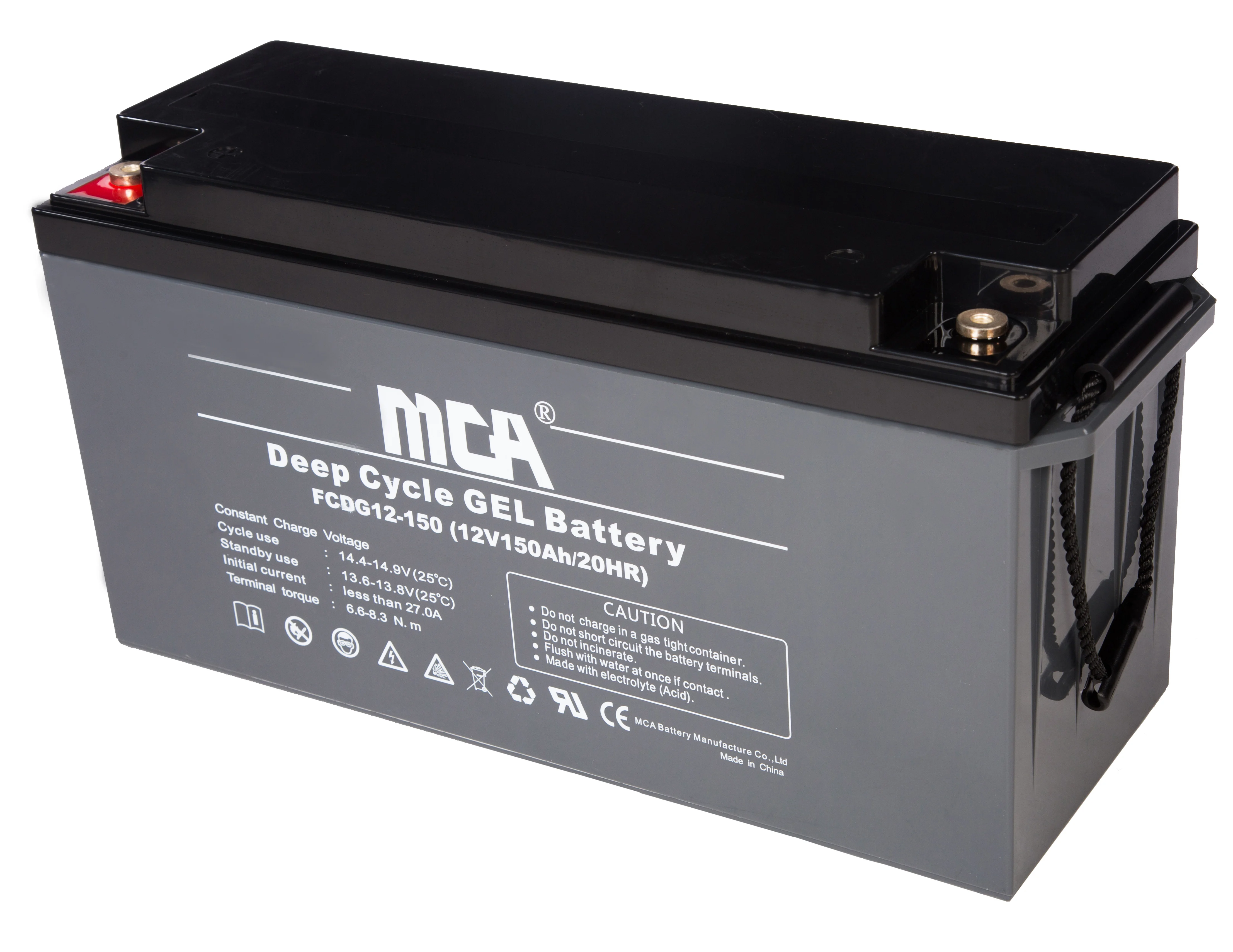 Guangdong supplier deep cycle gel 12v 85ah power station golf cart marine battery