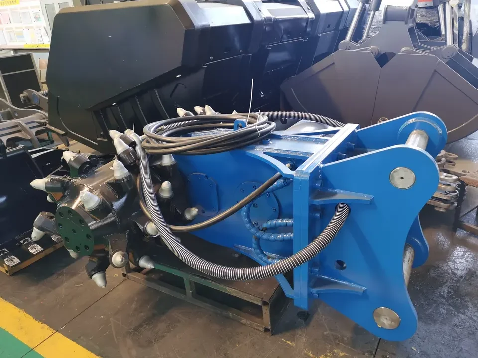 Customized Excavator Attachment Hydraulic Rotary Rock Drum Cutter