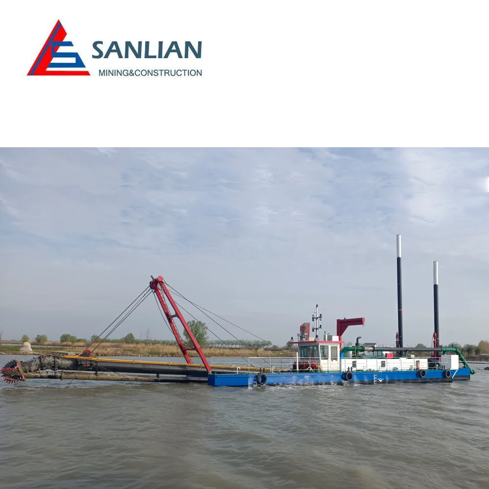New Hydraulic Cutter Suction Dredger Vessel for Sand and Gravel Dredging with Efficient Motor Dredging Equipment