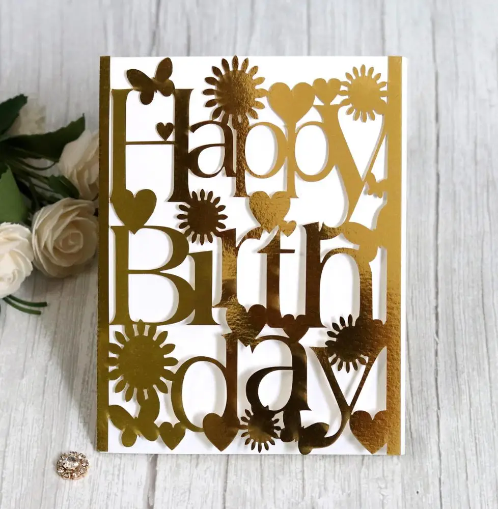 Wholesale Factory Price Hollow Out Birthday Card Multicolor Greeting Cards With Envelopes