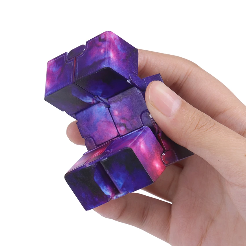 Antistress Infinity Cube Office Flip Stress Relief Cube Toy For Children Women Men Autism Adhd Sensory Fidget Toys