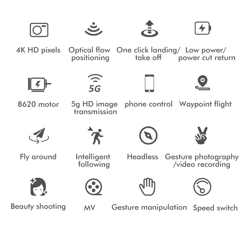 Wholesale Drones with 4k Camera for Videos Remote Control Foldable Drones