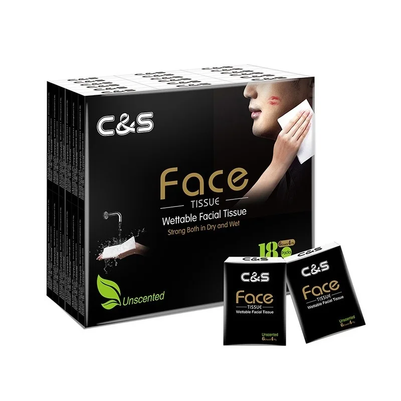 China Supply 100% Virgin Wood Pulp 4 Ply Handkerchief Paper Super Mini Tissue Paper