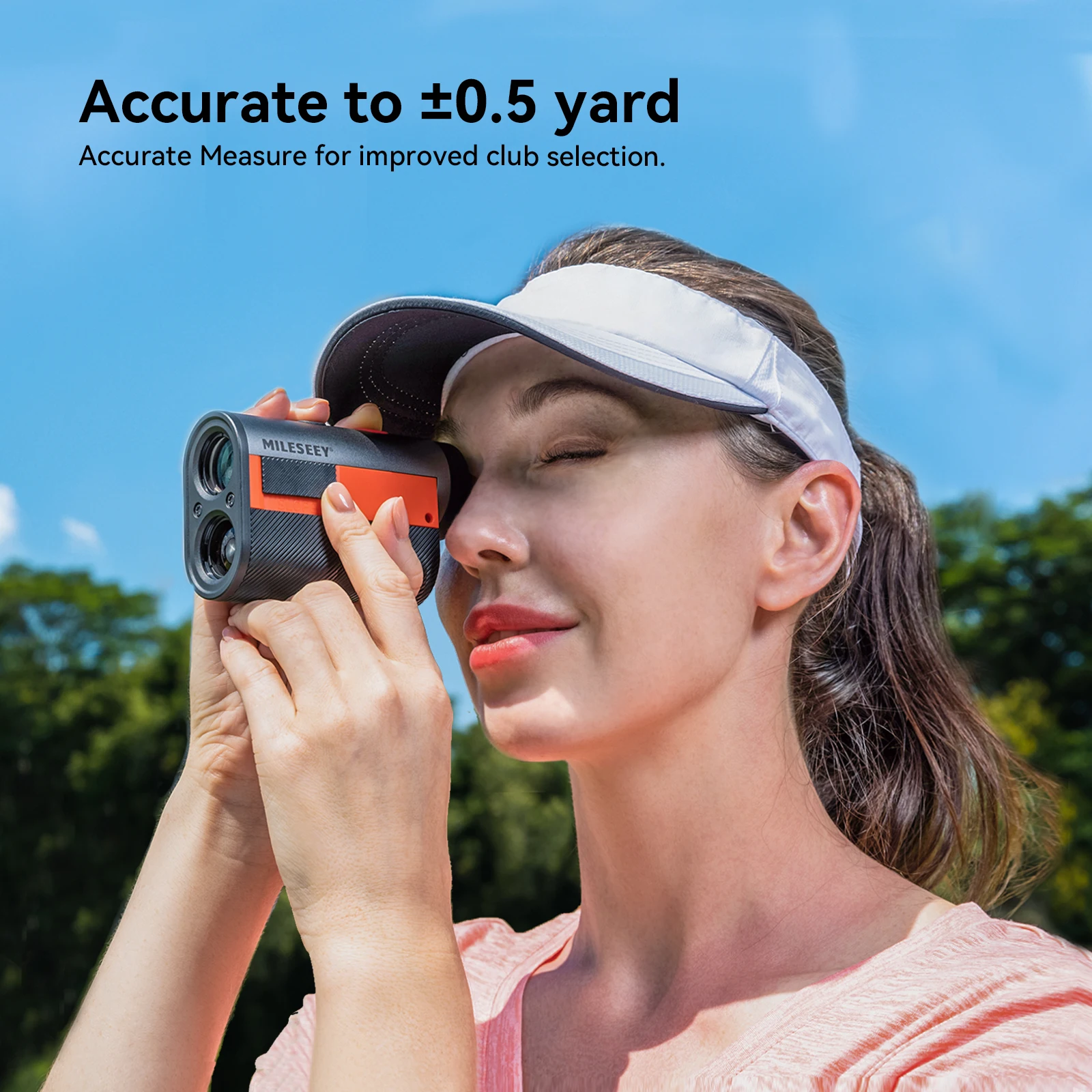 Mileseey GPF12 Slope Switch Golf Laser Range Finder Laser Rangefinder