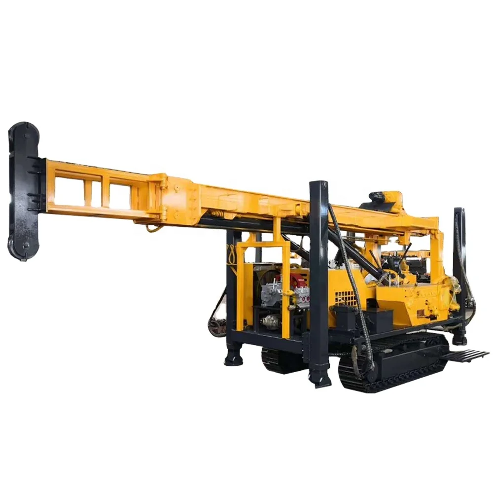 RCJ350D mechanical top drive hydraulic rotary drilling rig  diamond core drilling rig for soil investigation
