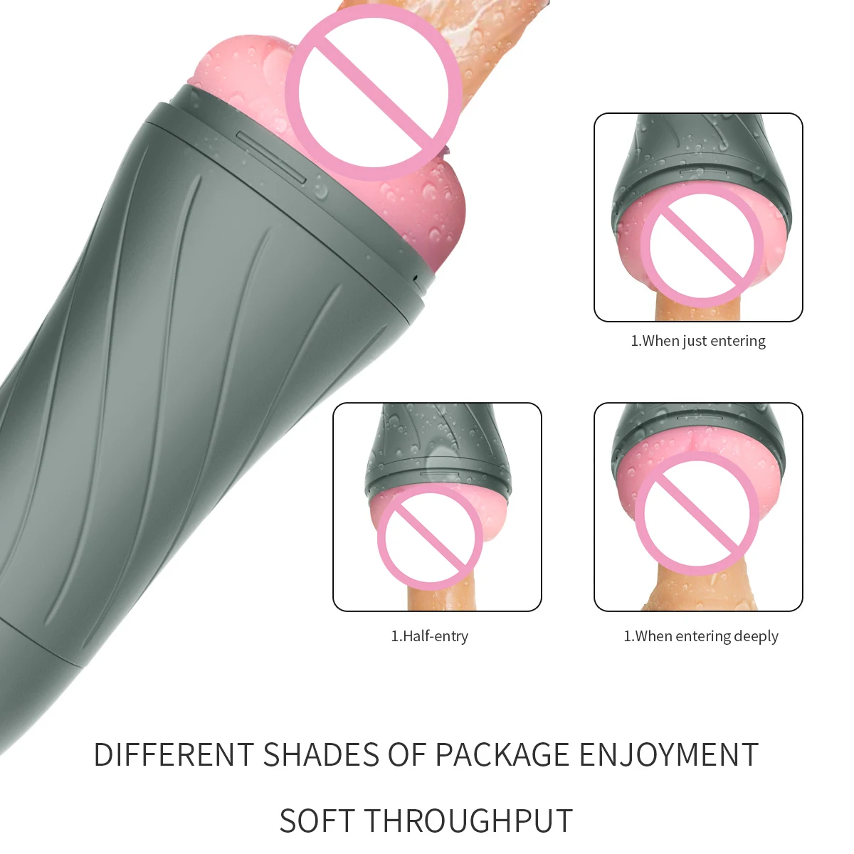 Cheap New Silicon Beautiful Pussy Male Masturbation  Snail Vagina Cup Adult Crazy Sex Ass Toy Other Product  For Men