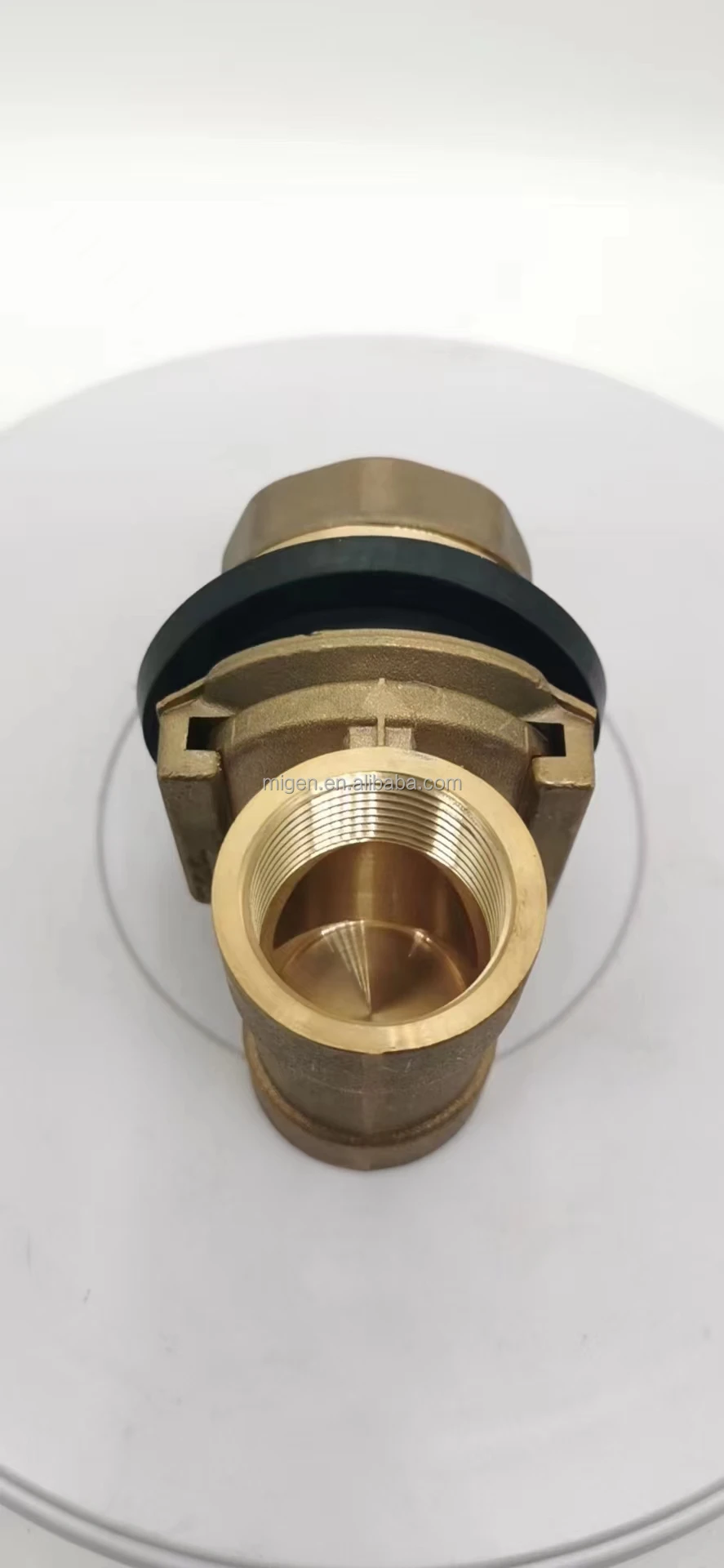 Oem Custom Bronze Brass ASTM C89844 no lead free NF 0.25 Standard Tapped Pitless Adapter DN25 Screwed Thread END NPT BSPT