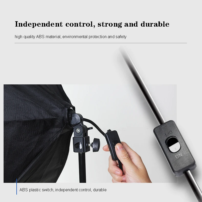 LED Softbox Lighting Kit Photography Set Studio Equipment Overhead Photoshoot Soft Box Photo Boxes Bulb Lights