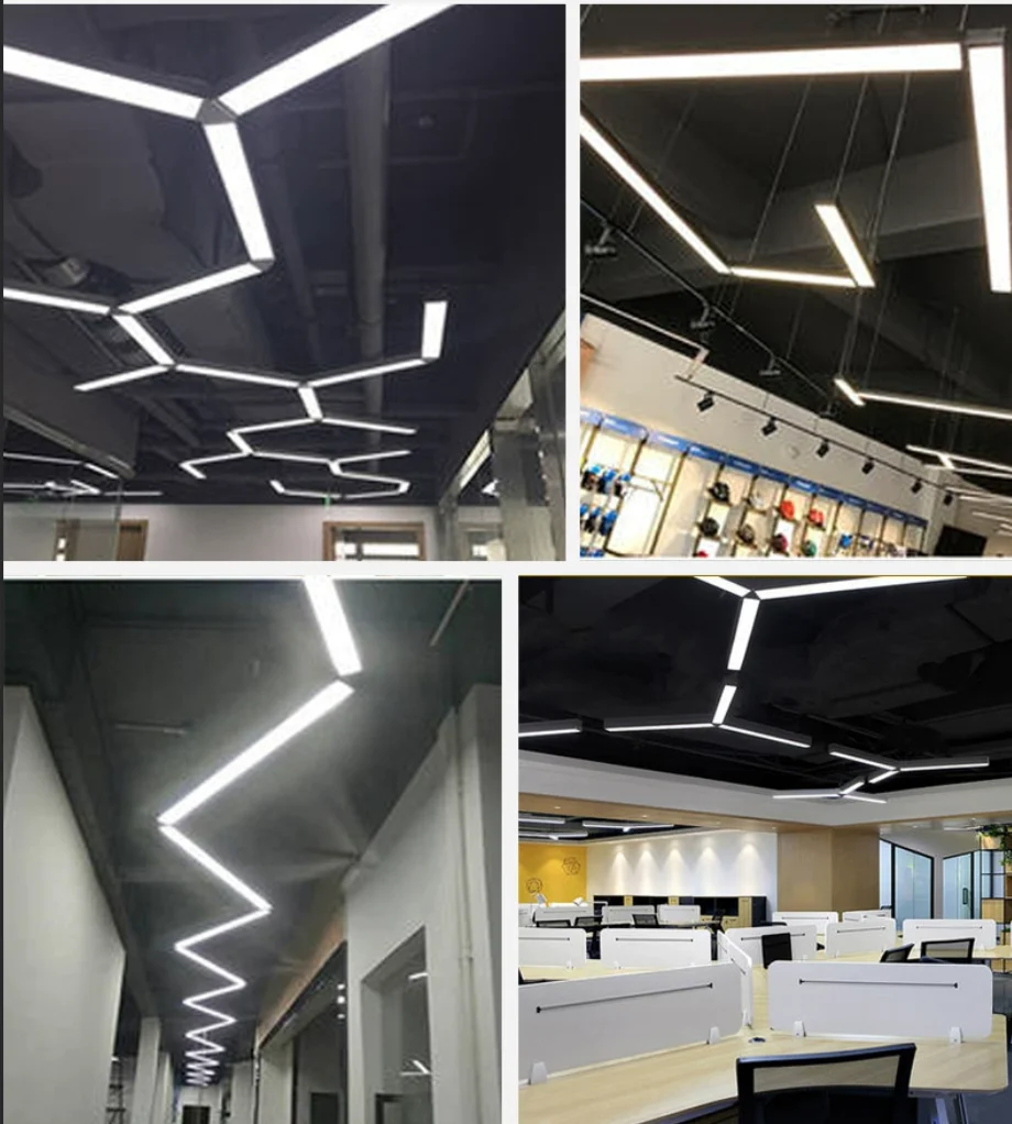 Aluminium Profile LED Linear Light with Sensor 3-Year Warranty ROHS Certified for Office Parking Lot Hotel Use