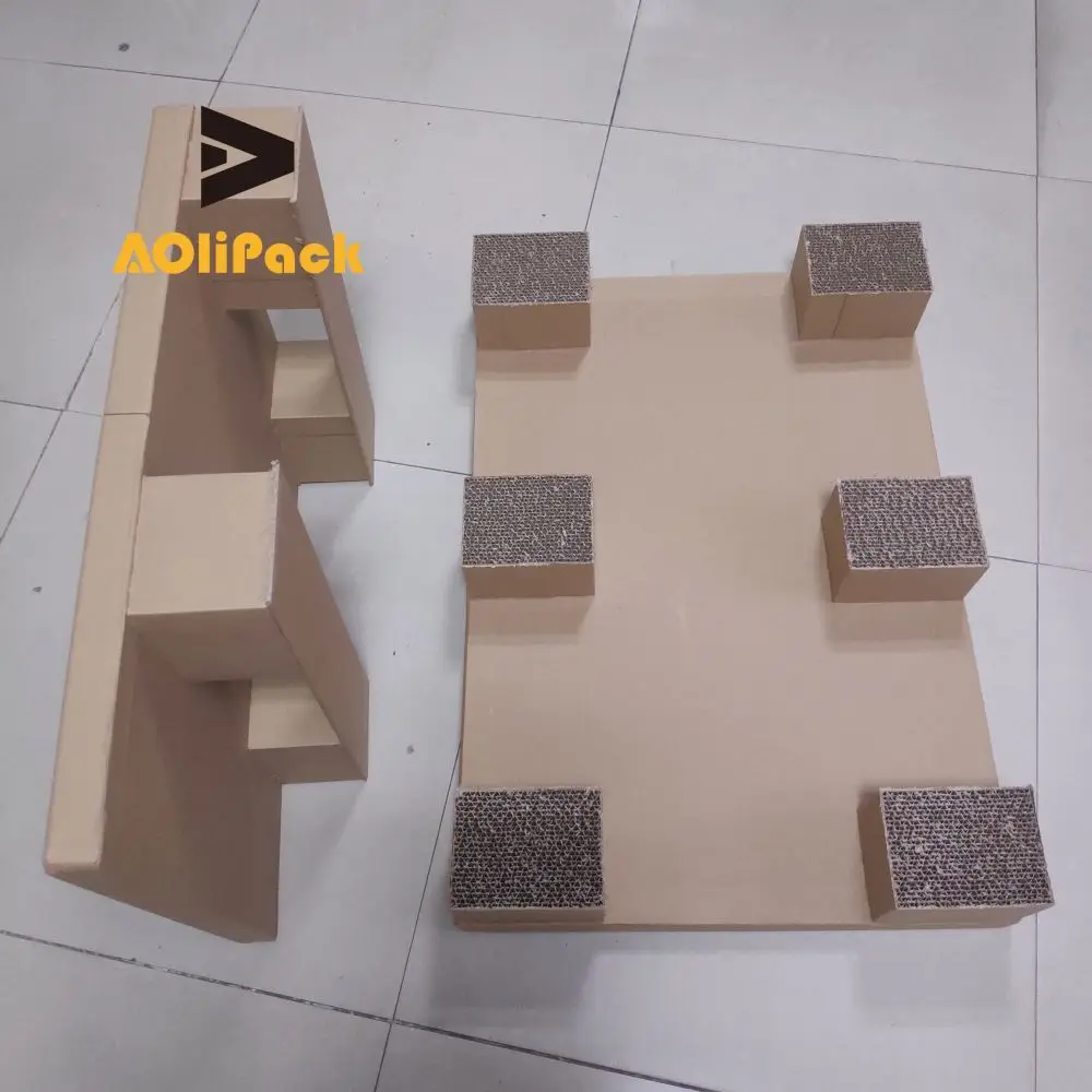 Recyclable Brand New Molded Paper Pallets For Van Loading