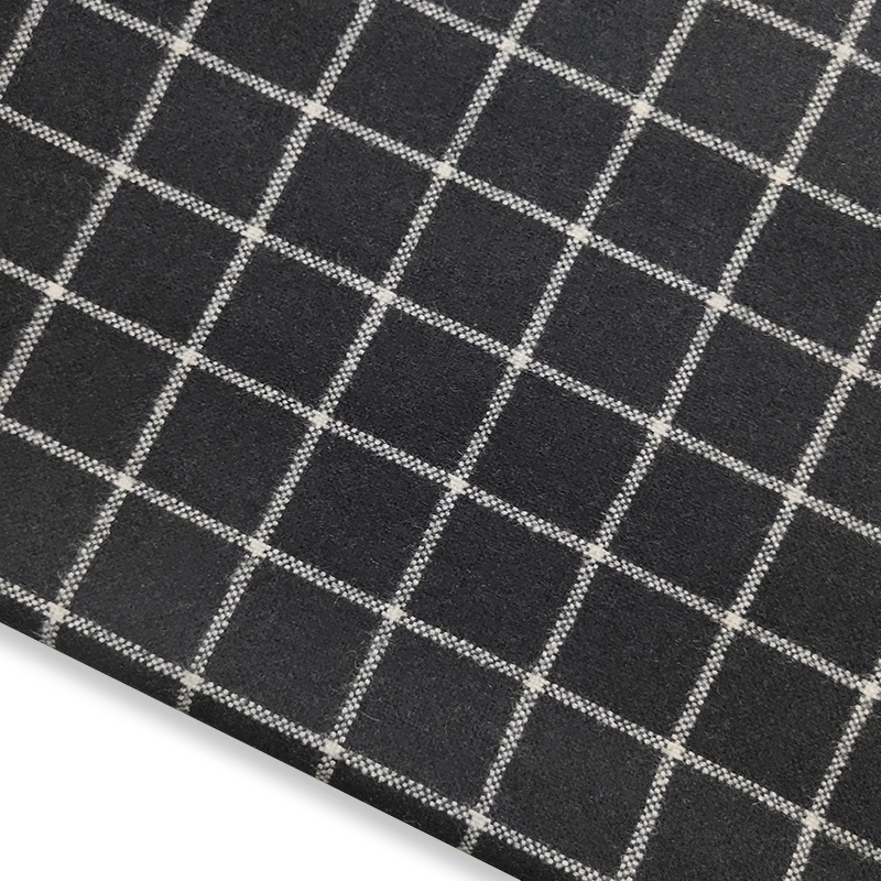 Fashion knitted  antipilling polar fleece tweed woolen coat fabric