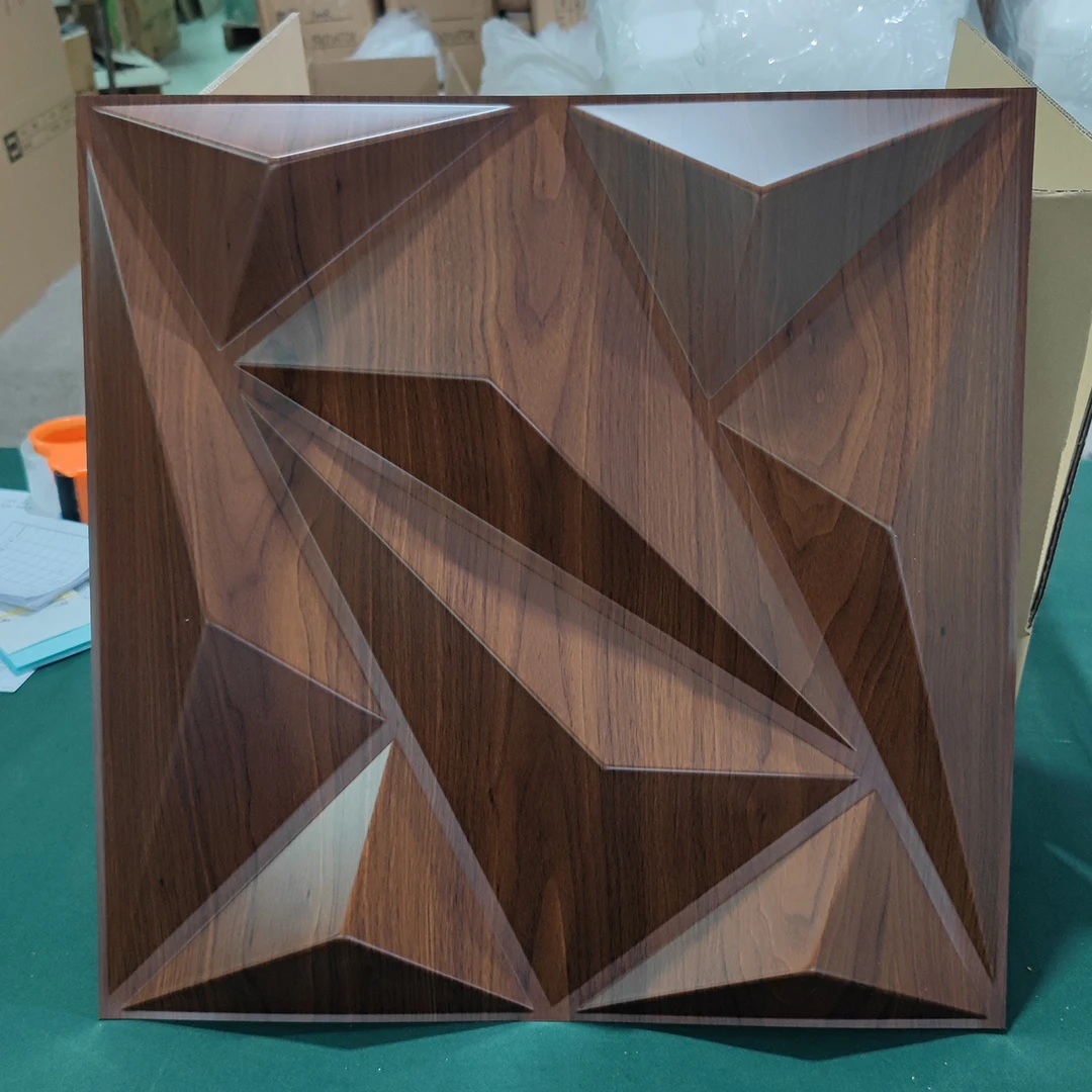 Modern Design Decorative Pvc Wallpaper 1mm Thickness Diamond Waterproof 3D Wall Panels Room Background Wall Decoration Stickers