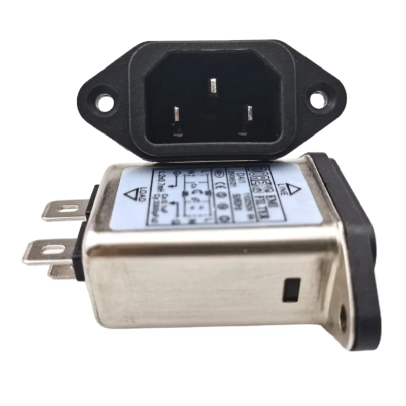 EMI Single phase ac power line filter plug type