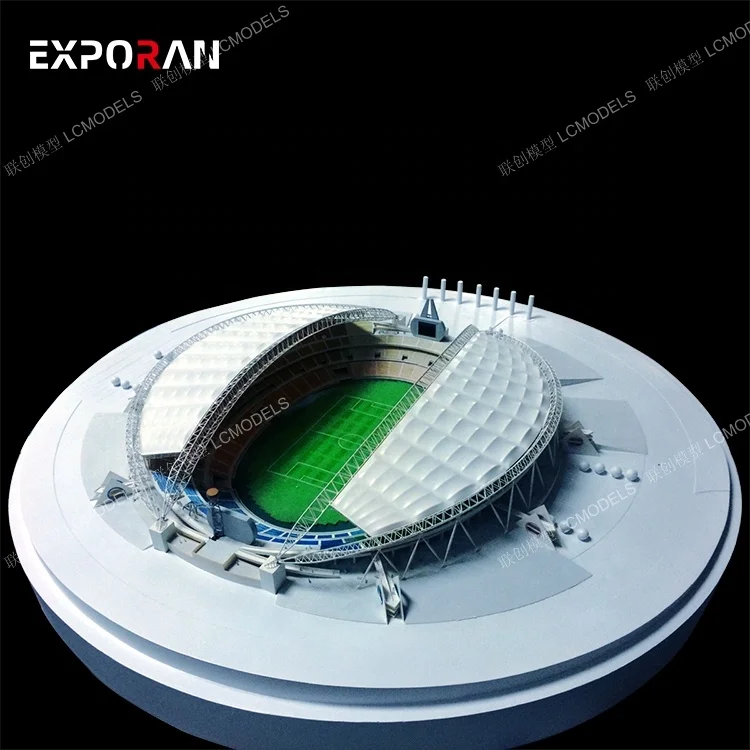 High Quality Building Model Architectural 3D football stadium building model architectural model maker