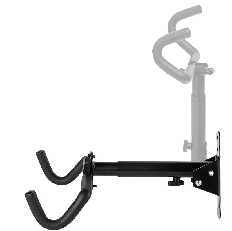 Easy Installation Steel and Alloy Bike Stand Universal Space-Saving Vertical Wall Bicycle Display Rack