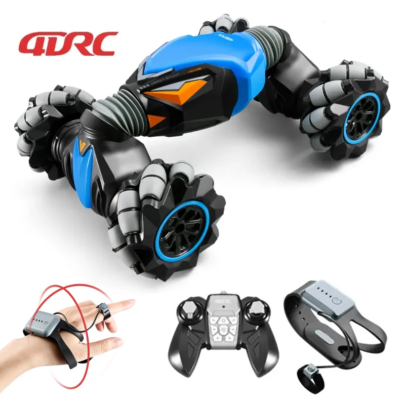 2.4g Remote Control 4x4 Stunt Car Watch Sensor Twist High Speed Drift Climbing Vehicle Light Music All Terrain Rc Truck