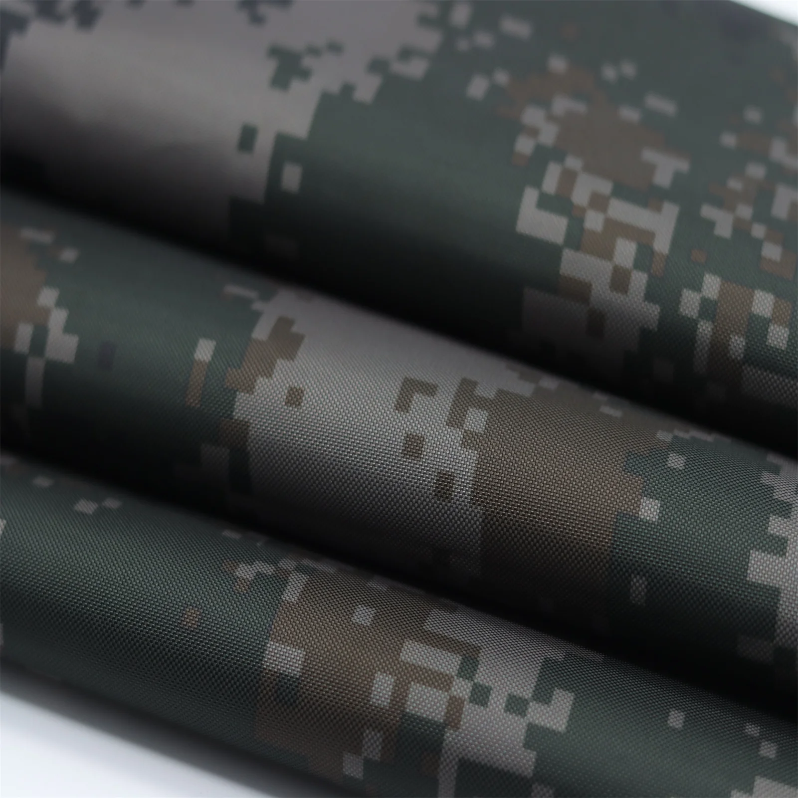 100% Polyester woven fabric print PU coating for tent cover bags sport bags