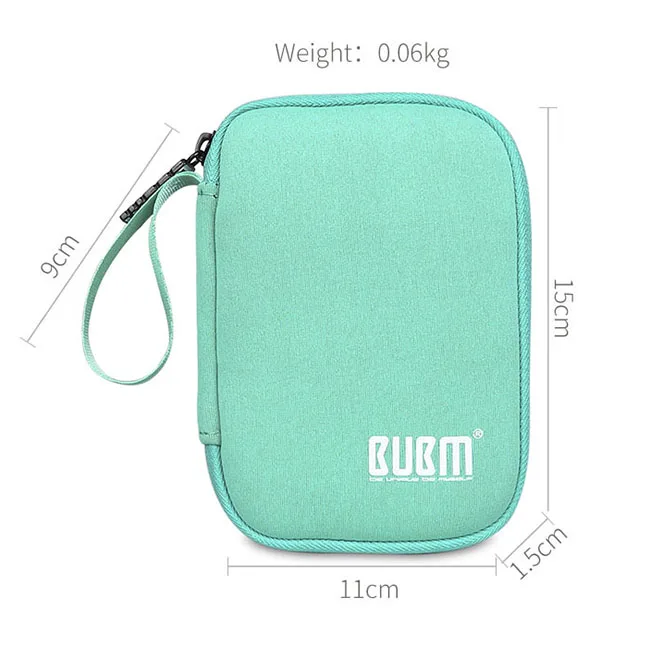 
BUBM 2.5 Inch Mobile External Hard Drive Hard Disk HDD Pouch 