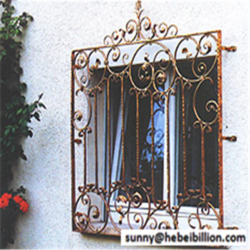 wrought iron security window exporter and manufacture