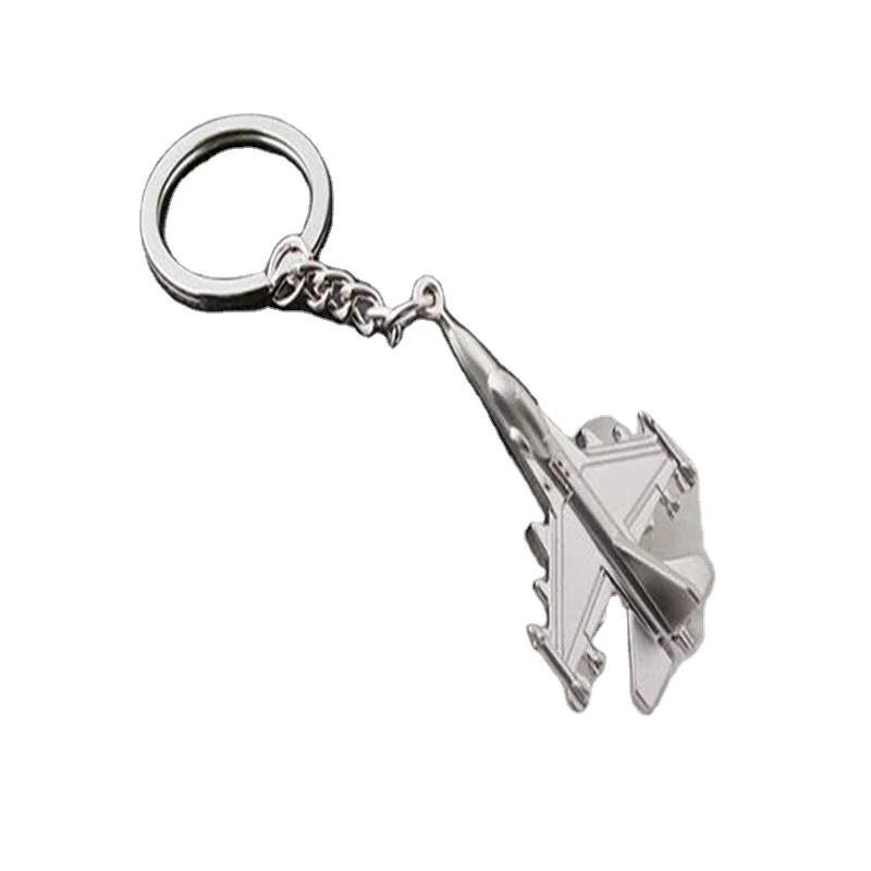 Battleplane Model SU-27 MIG-29 F-15 Eagle Chaveiro Keyring Key Holder Keychain plane Rafale Harrier Mirage 2000 Model