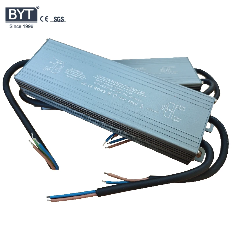 Factory Price Ultra-thin 12V/24V 60w 100w 200w 300w 400w ip67 slim led switching waterproof power supply transformer