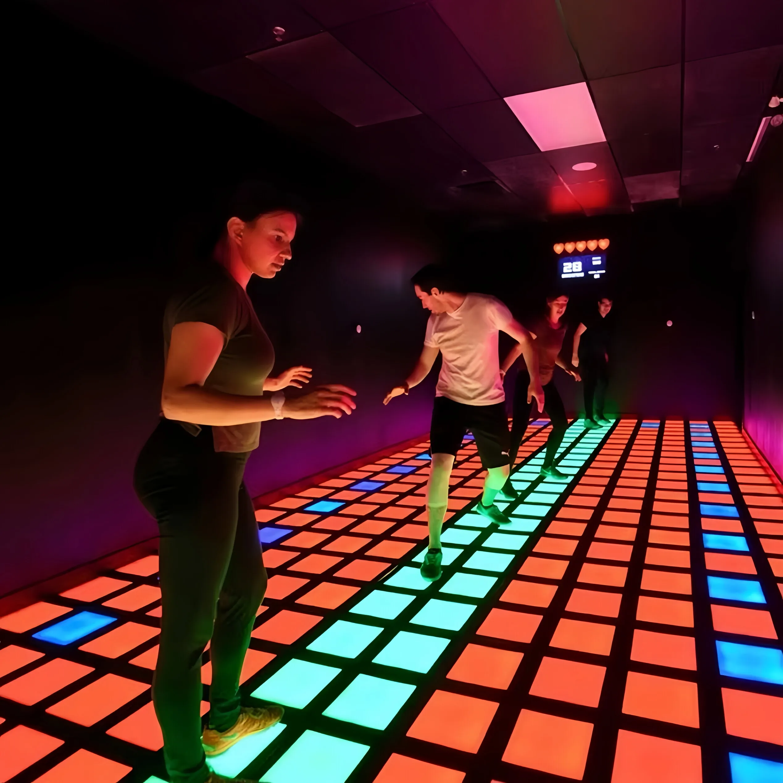 gooest best indoor playground kid games light up floor tile interactive floor grid game