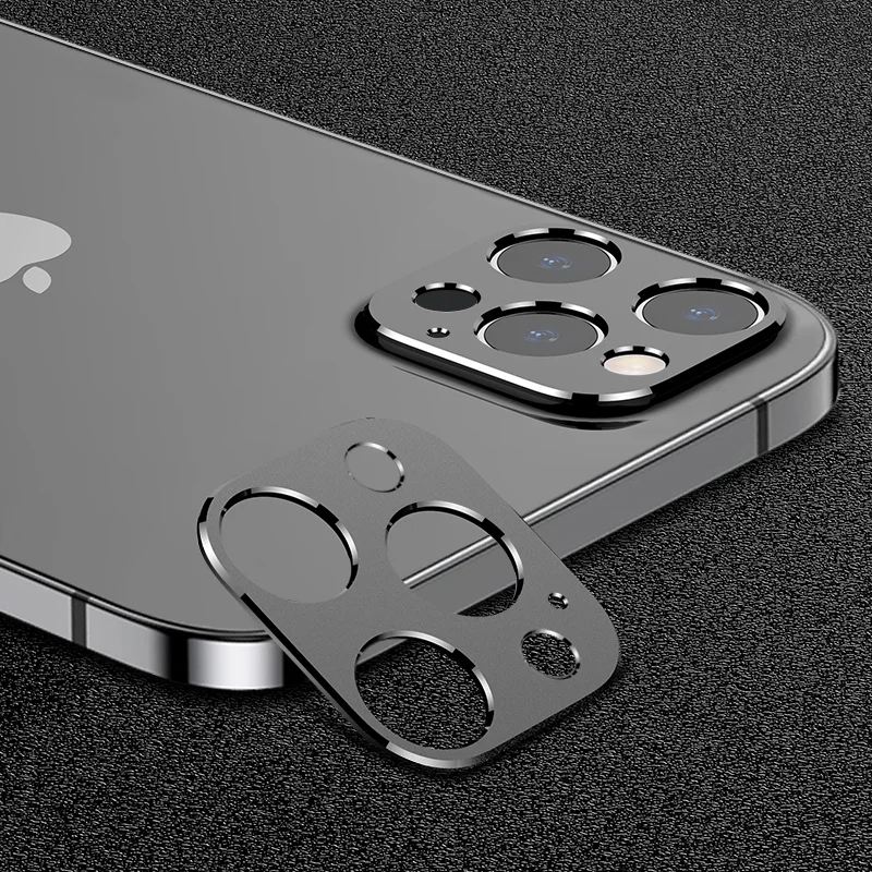 Anti-Scratch Camera Protector HD Clear with Matching Color  For Iphone 13 Pro Max Camera Lens Metal Protector