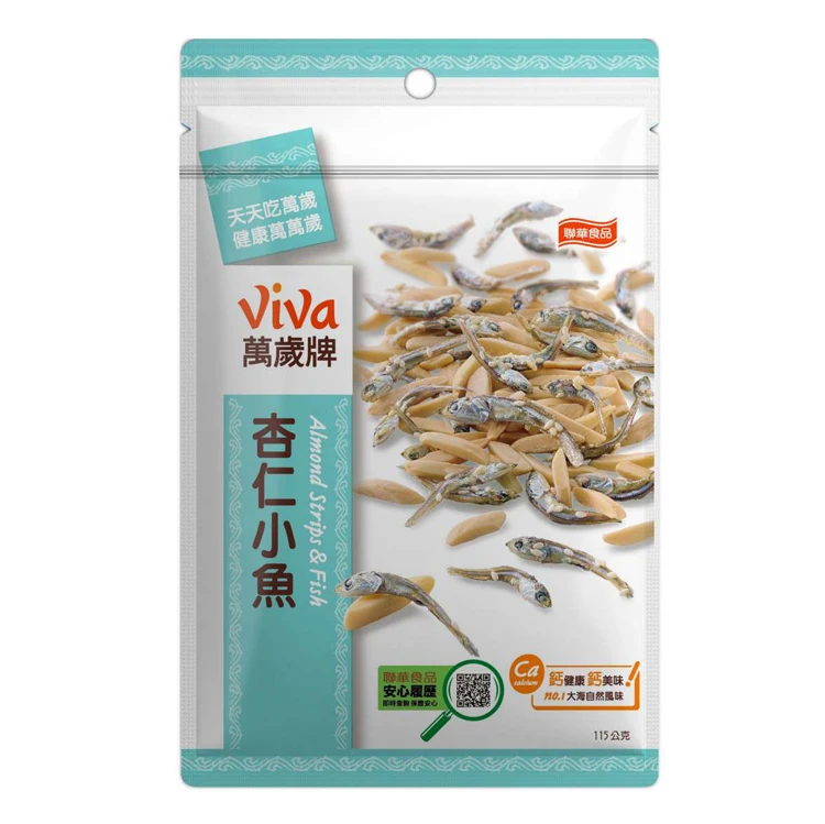 
Chinese provider Viva Almond Strips and Fish 