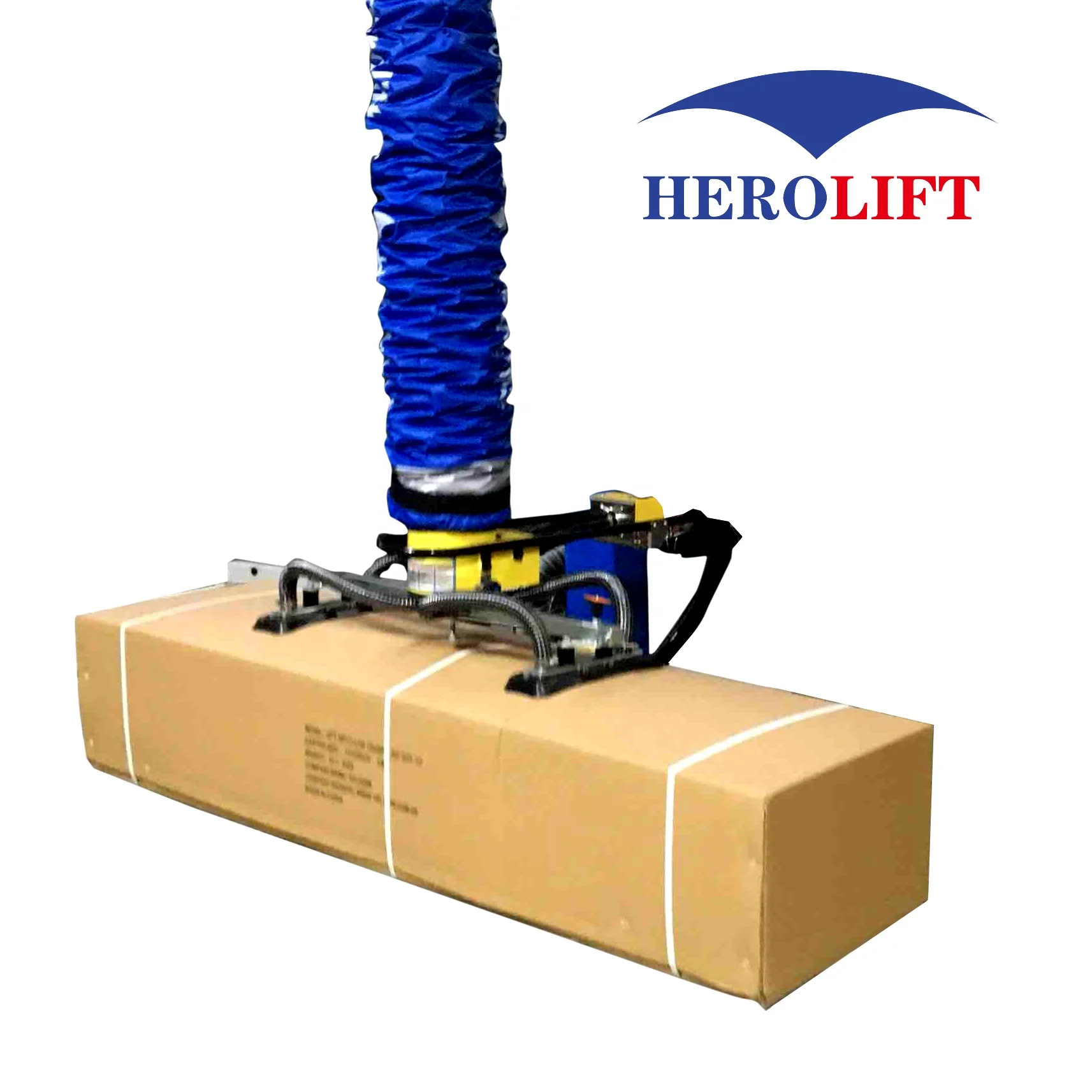 Hot sale Vacuum tube Lifter for 10-300kg rubber,sacks,cardboard boxes,wooden sheets with Lifting jib crane