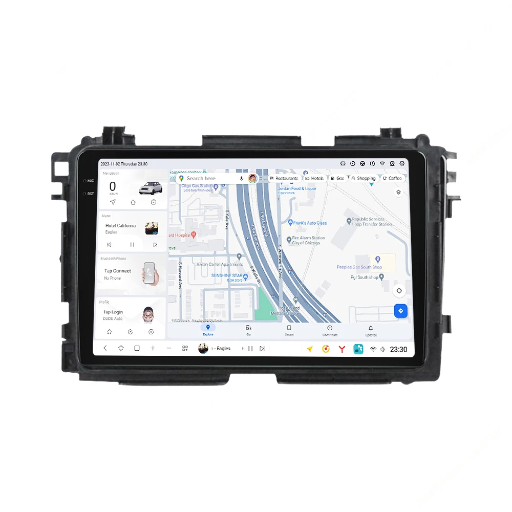 Автомагнитола DUDUAUTO A7870 2K Android 13 для Honda VEZEL XRV 2013-2018 мультимедийный видеоплеер стерео автомобильный GPS навигация DSP