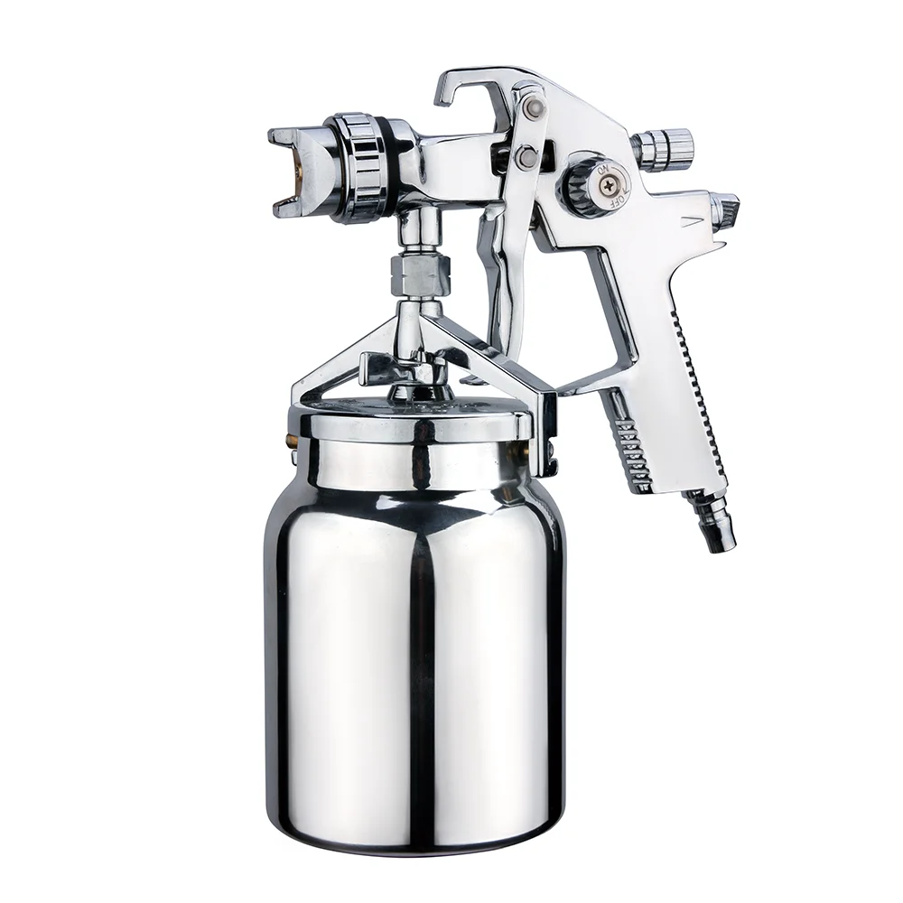 H827S-AB cheap hvlp suction car paint air spray gun with 1000ml alum. cup