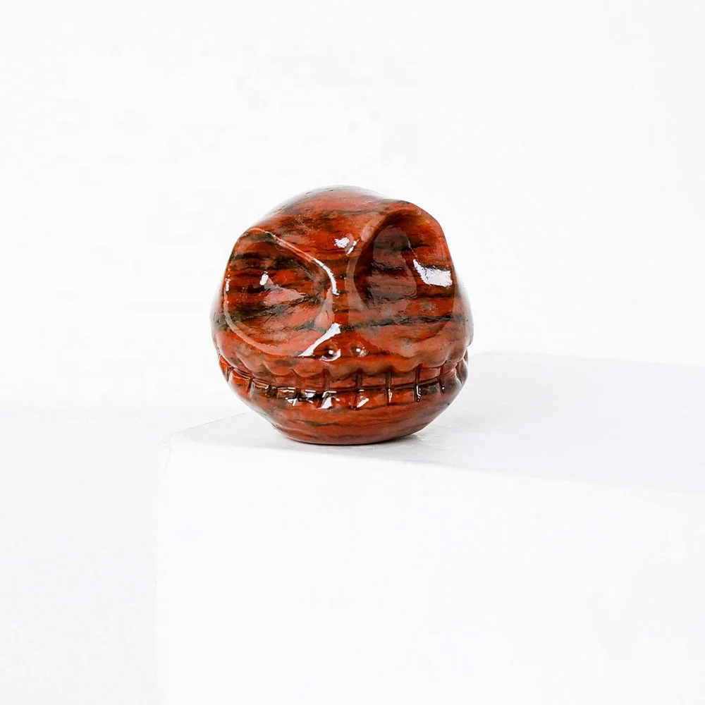 2024 Wholesale Hand Carved Quartz Crystal Skulls Craft Carving Crystal Jack Head Skulls