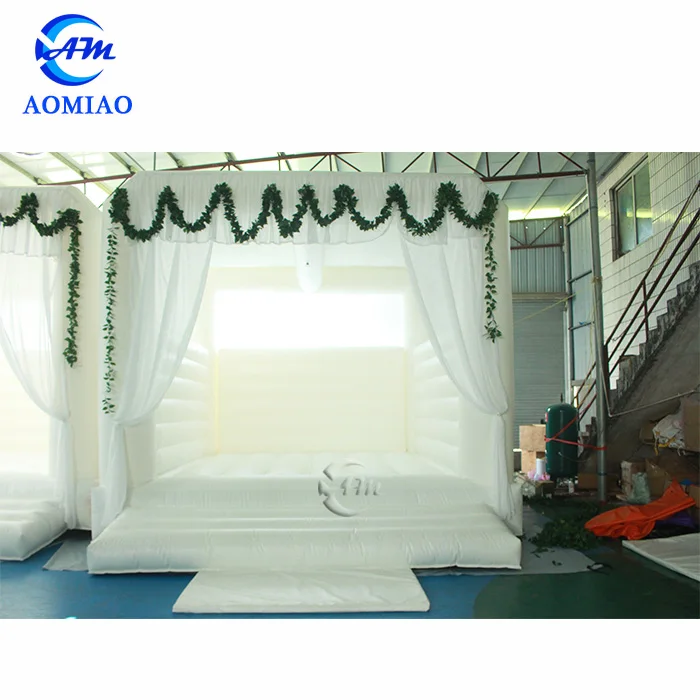 Надувная квадратная Свадебная палатка Aomiao, белый надувной замок для свадьбы, распродажа