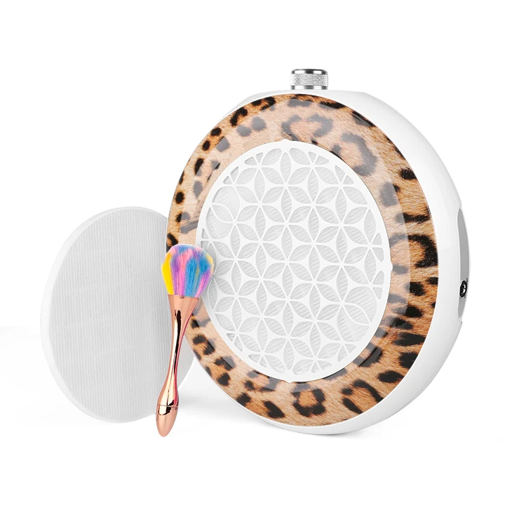 Wholesale Brand Logo Nail Dust Collector for Professional Nail Salon Manicure Set Unique Design Gift Box 1 Year Warranty Round