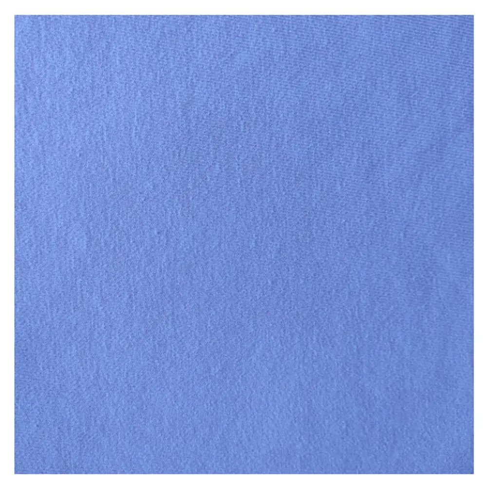 Popular new CVC terry fabric 280gsm 85%Cotton 15%Polyester knit for sweater T-shirt dress trousers overcoat plain customized.