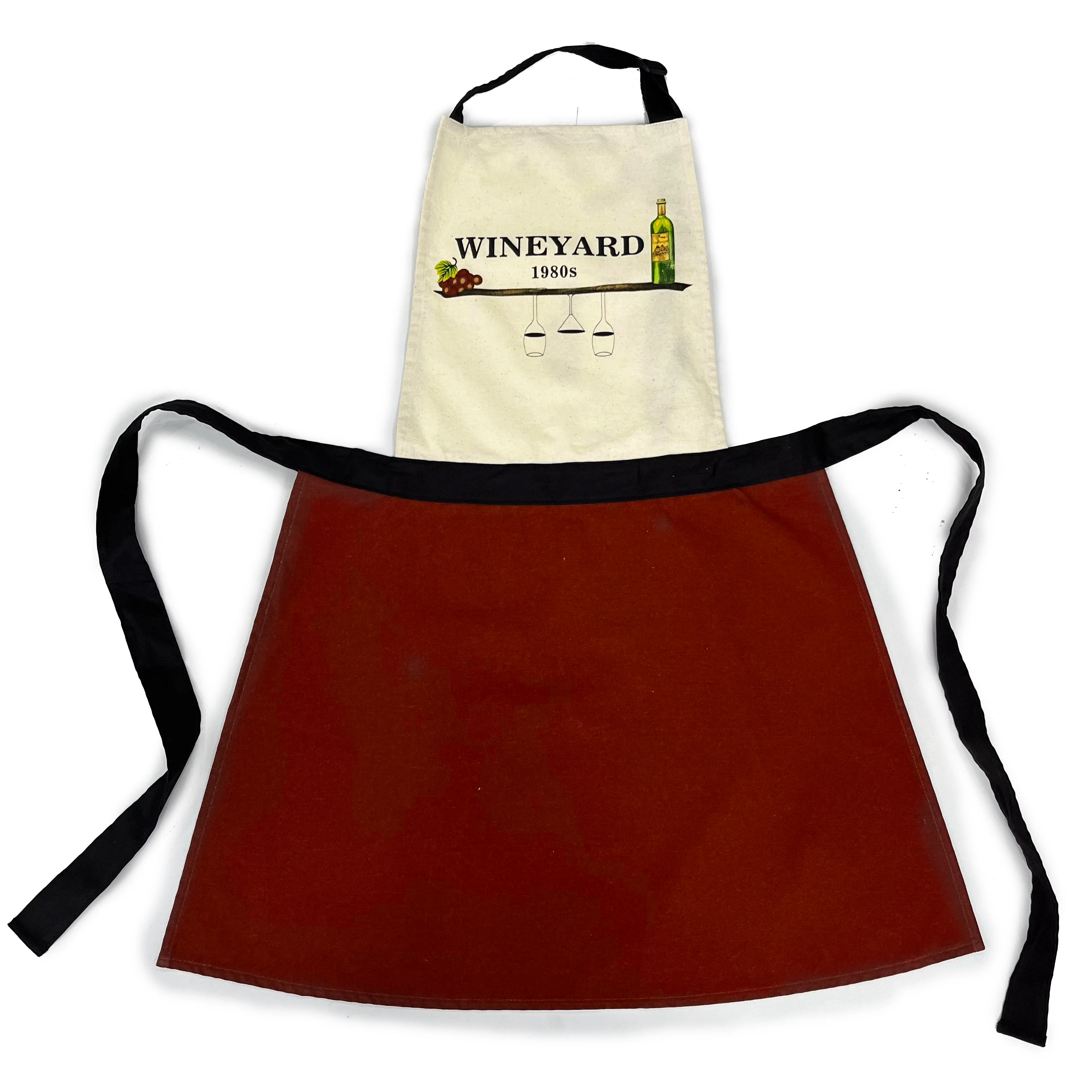 Фартук с индивидуальным логотипом оптовая продажа новый дизайн модный прочный кухонный фартук для чистки кухни шеф-повара хлопковый