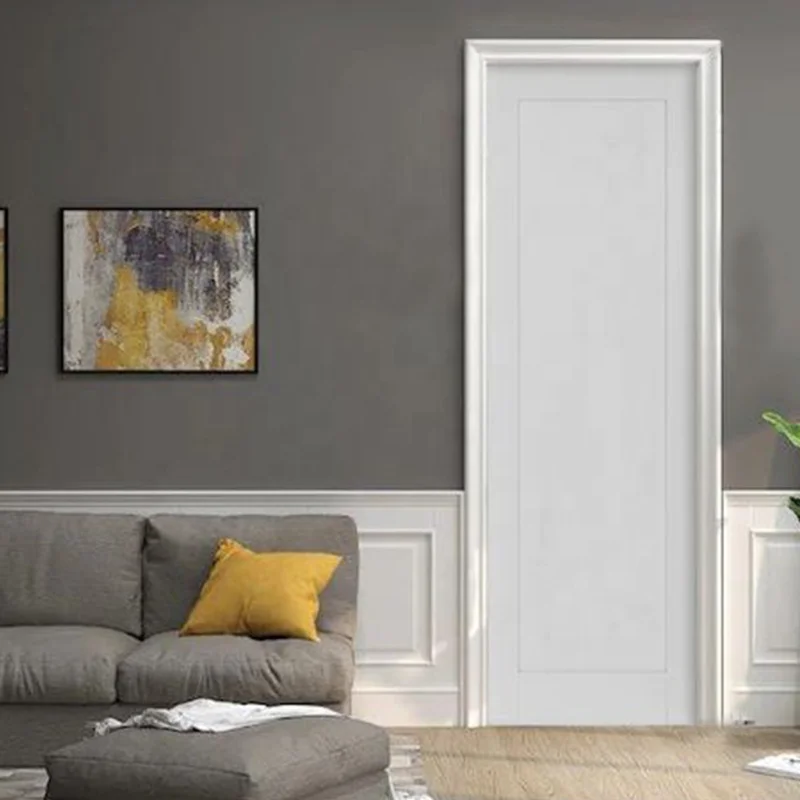 Interior Wooden Solid Wood Doors Top Quality Melamine Door Interior Soundproof House Doors