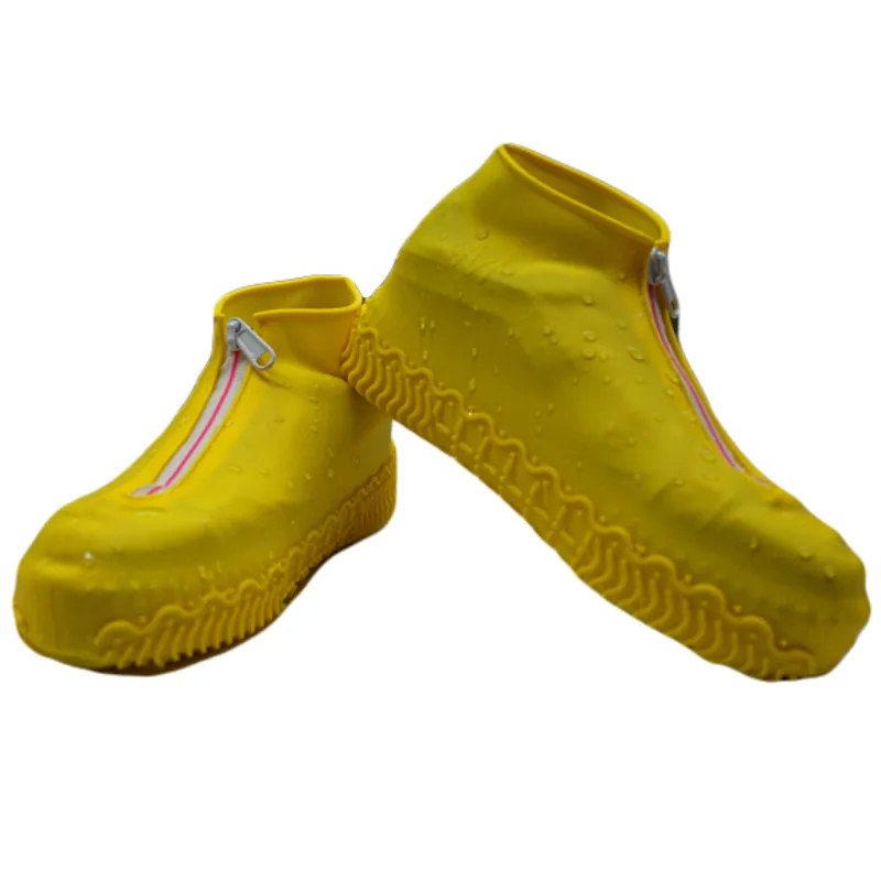 Hot Sale Adult Zip Up Non Slip Rain Walking Waterproof Kids Shoes Wholesale Silicon Rain Boots Shoes 2023