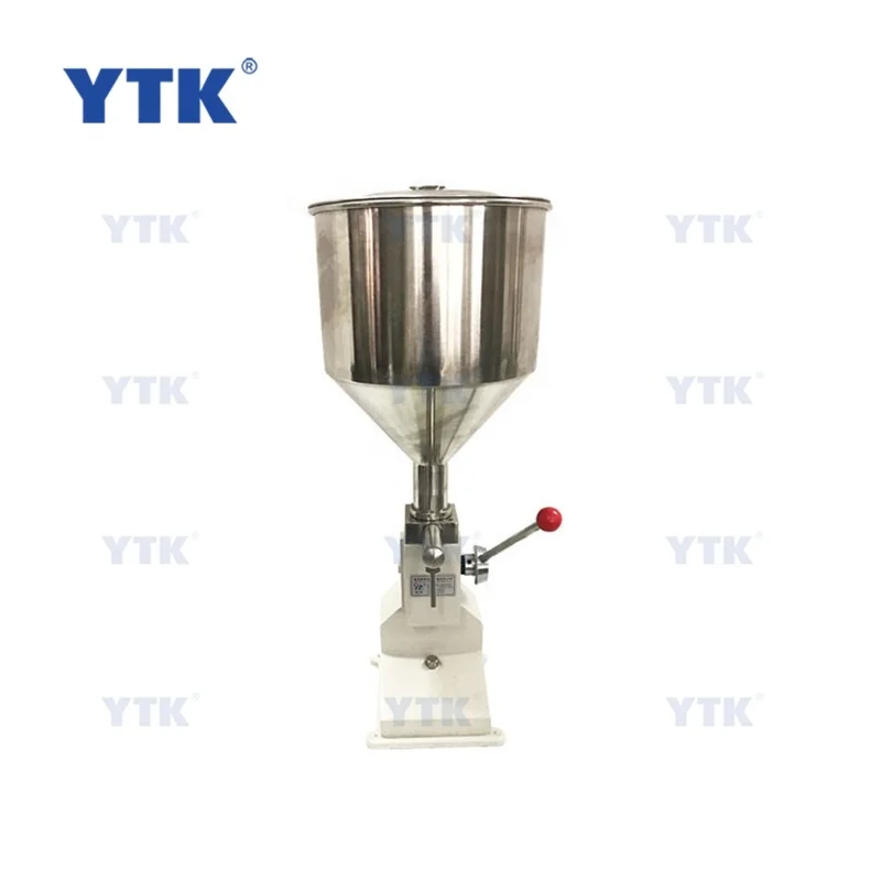 YTK-A03 Low Price Hand Operated Filling Machine Manual Cosmetic Paste Sausage Cream Liquid Bottling Tube Filling Machine
