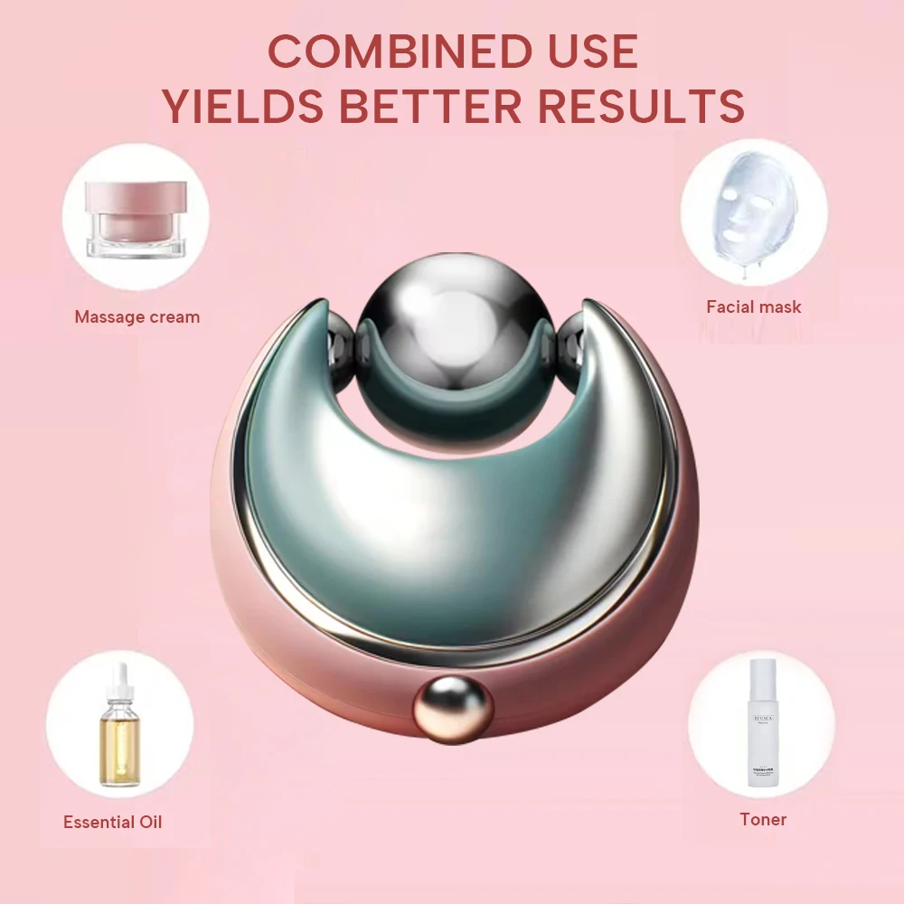 Novebeauty Dual-head Delight 2024 Stainless Steel Ice Globe Facial Massage Set for Home Beauty
