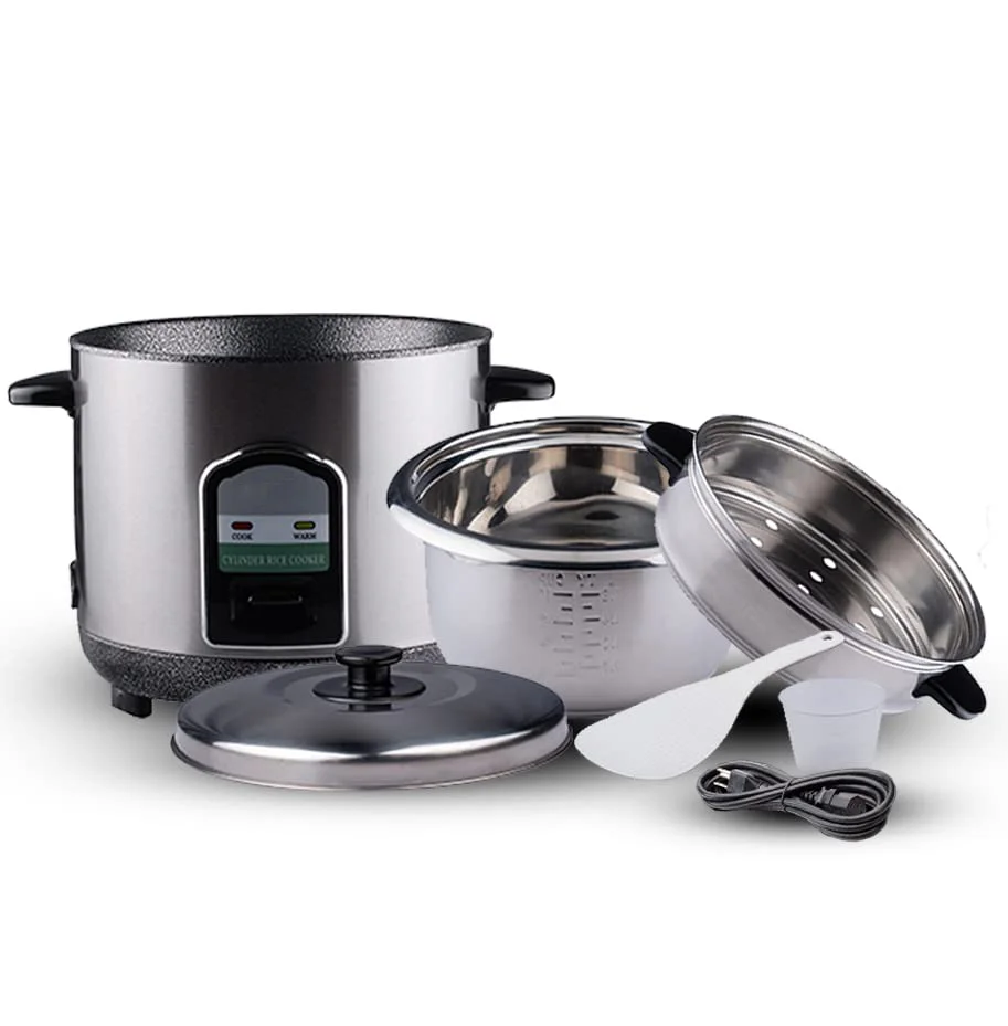 Cylinder Rice Cooker Joint Body Stainless Steel Outer Shell 1.8L 2.8L Skd Ckd Electric Rice Cooker Nepal Bangladesh