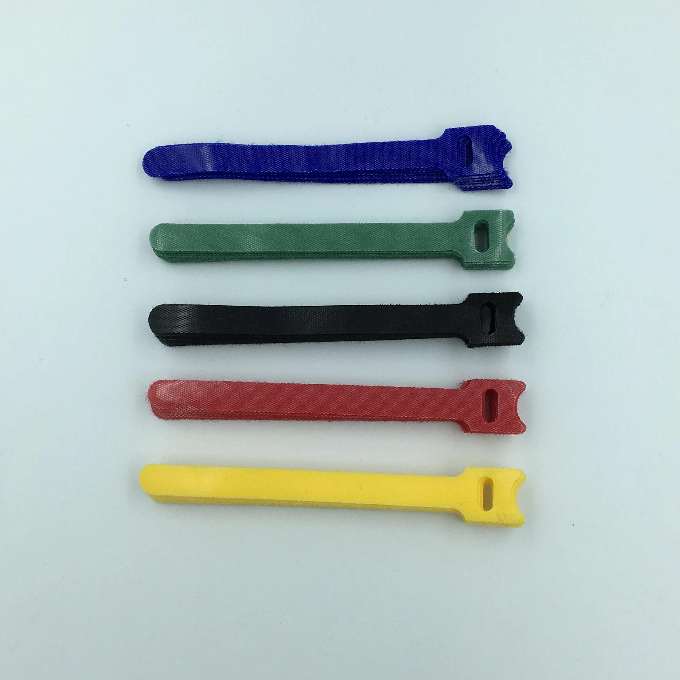 6 Inches Back to Back Hook and Loop Strap Fastener Cord Wrap Cable Organizer 100pcs/set Colorful Reusable Hook Loop Cable Ties