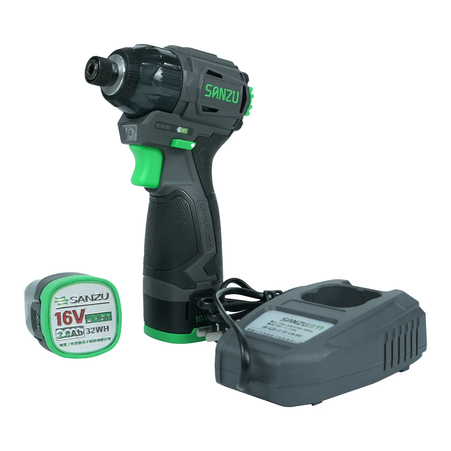 Electric Tool Quality Low Price 16V Lithium Battery Cordless Impact Wrench Cordless Electric Screwdriver