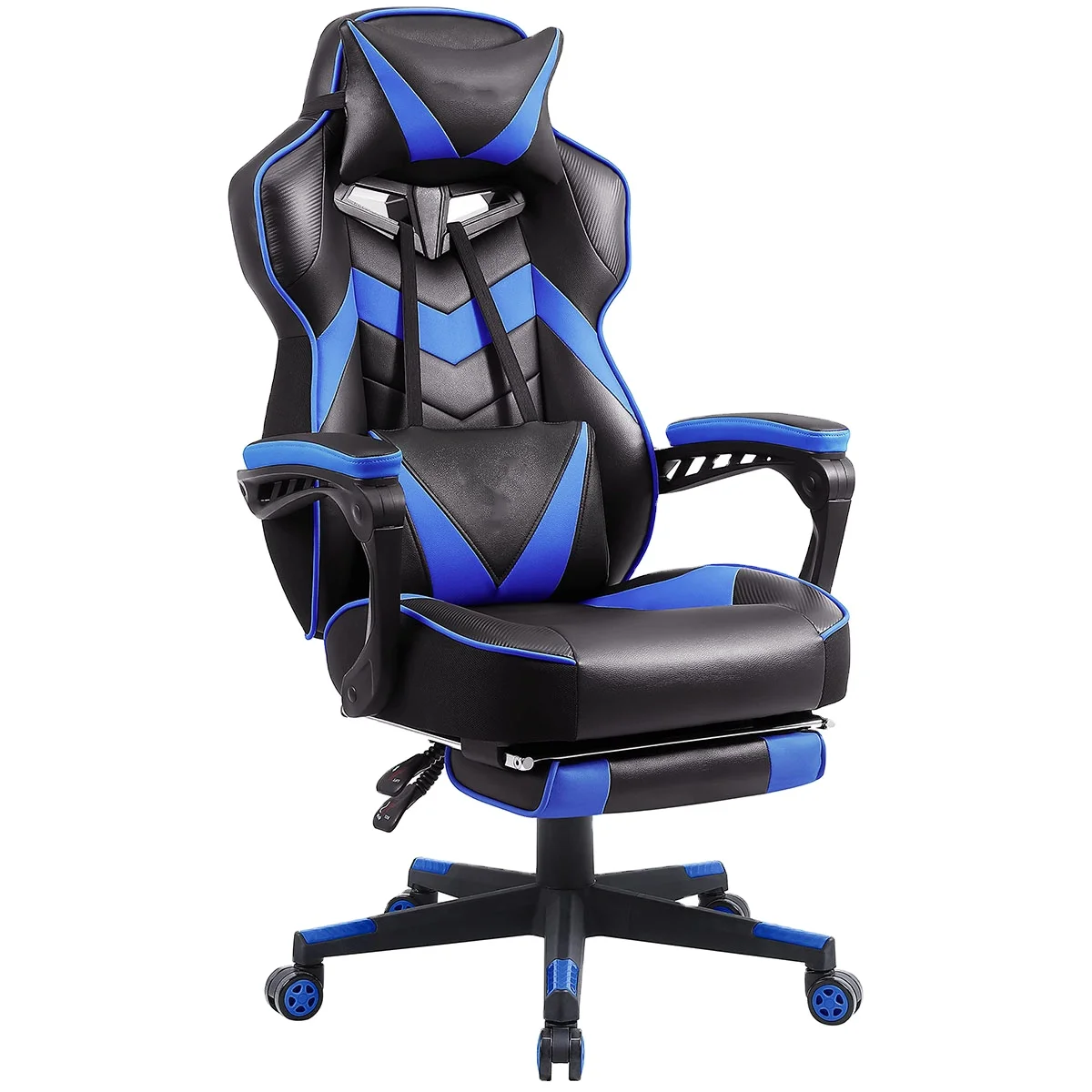 Premium Racing Gaming Chair With Swivel Cushion 360 Degree Rotating Comfort Car Seat Height Adjustable Reclining Office Chair